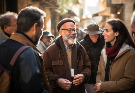 Group of People Gathered Togetherの素材