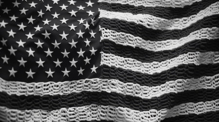Monochrome American Flagの素材