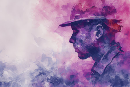 Man With Hat Paintingの素材