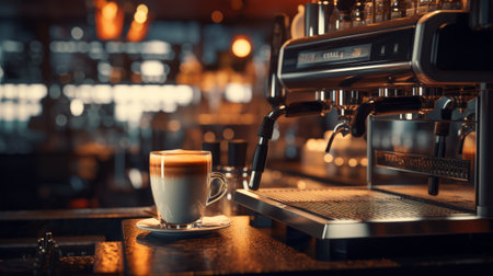 Coffee Cup on Tableの素材
