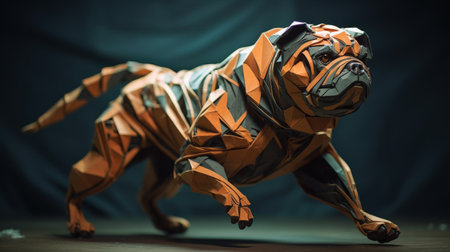 Paper Sculpture of Dogの素材