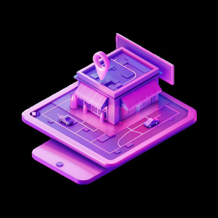 Modern digital storefront with navigation features displayedの素材