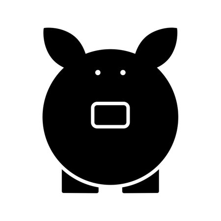 Unique Savings Vector Iconのイラスト素材