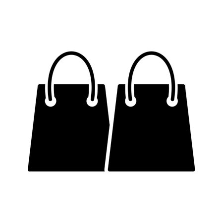 Unique Shopping Bags Vector Iconのイラスト素材