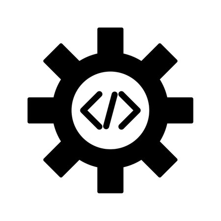 Beautiful design of Code Optimization Unique Iconのイラスト素材