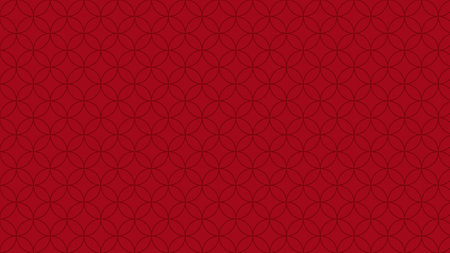 Seamless pattern of red Japanese paper lanterns. Vector illustration.のイラスト素材