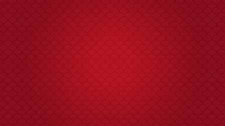 Abstract red background with a pattern of hexagons. Vector illustration.のイラスト素材