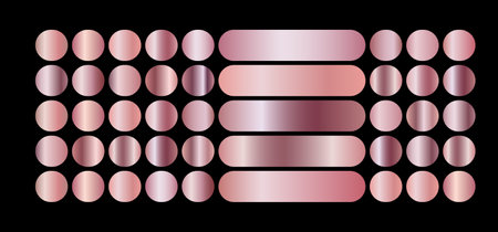 A set of pink gradients. Abstract background. Vector illustration.のイラスト素材