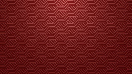 Background material wallpaper, red, japanese, traditional patterns, patterns, traditional patterns, patterns,のイラスト素材
