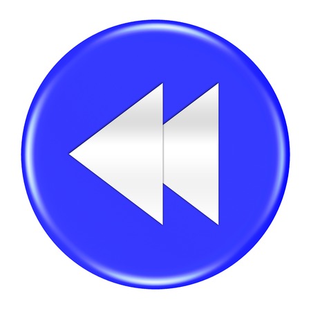 previous button isolatedの写真素材