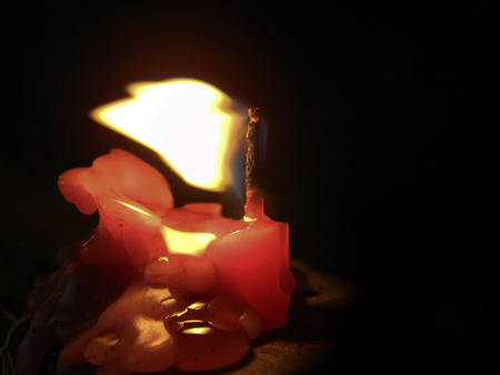 Orange Candleの写真素材