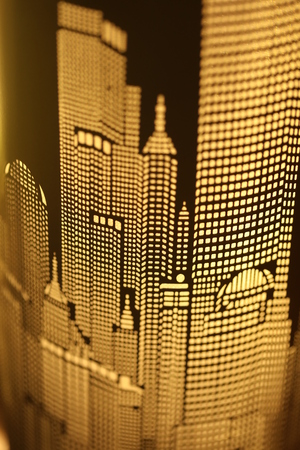 Building art on the Glassの写真素材