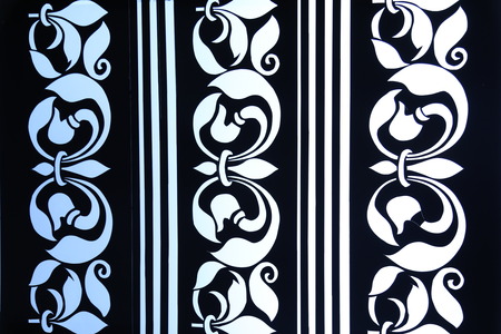 Art work on the wallの写真素材