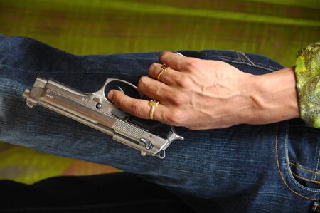 Close up of Revolver
