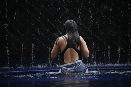 Sexy Lady swimsuitの写真素材