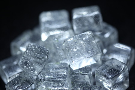 Ice cubes in the pubの写真素材