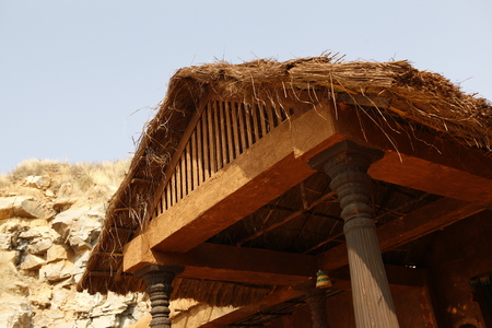 Rural village poor houseの写真素材