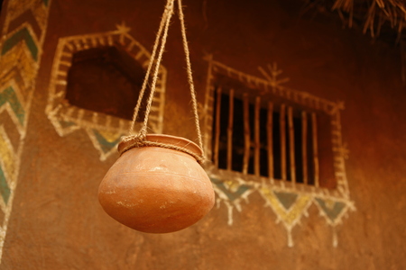 Rural village poor houseの写真素材