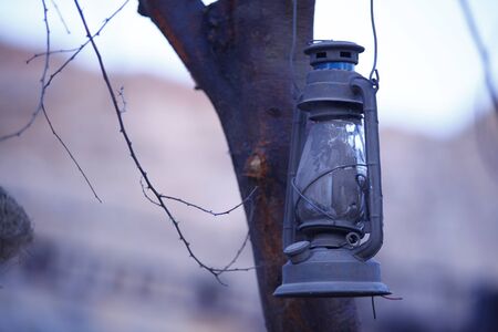 Old Lantern lampの写真素材