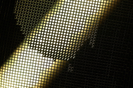 abstract metal grid background. 3d illustration of metal grid background.の写真素材