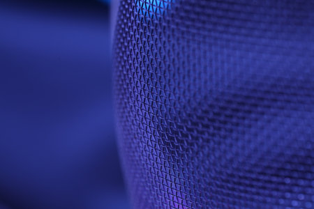 blue abstract background with some smooth lines in it (shallow DOF)の写真素材