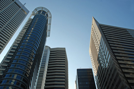 Skyscrapers in the city of Dubai, United Arab Emirates