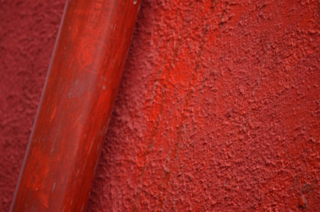 Red Wallの写真素材