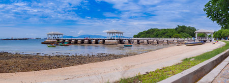 Asdang Bridge, Sichang island, Chonburi, Thailandの写真素材