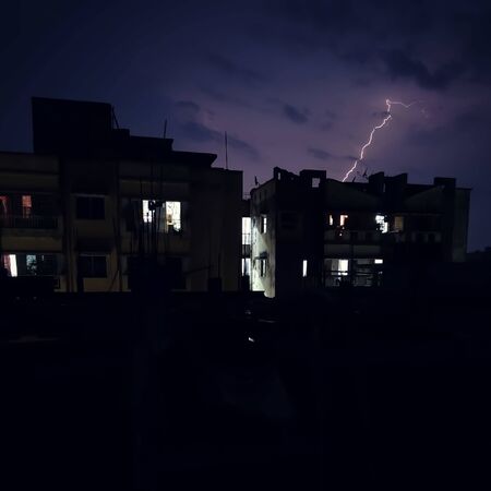 Thunderstorm In The Sky.の写真素材