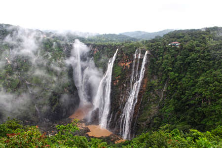 Beautiful Jog water falls in karnatakaの写真素材