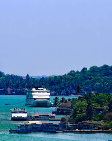 View of Panjim Goa portのeditorial素材