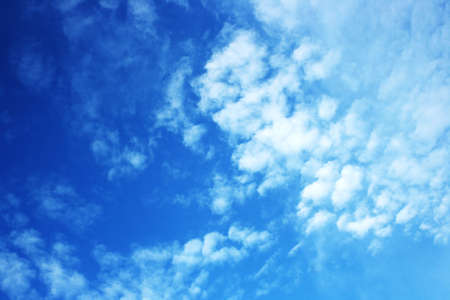 Beautiful clouds on blue sky.の写真素材