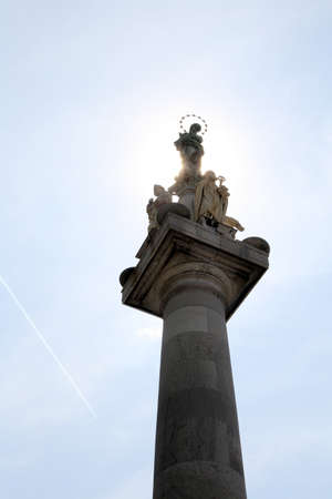 St. Maria's munument, Ljubljana, Sloveniaの写真素材