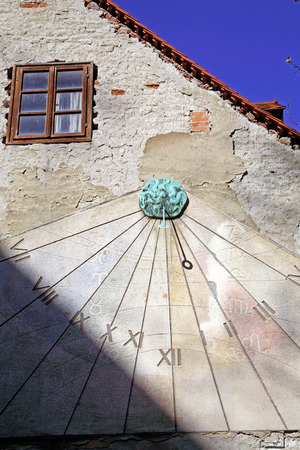 Tkalciceva ulica street 'Tkalca', old sundial 3, centre of Zagreb, Croatia, Europe