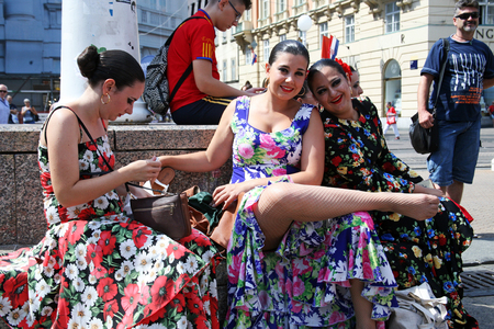 International Folklore Festival,2017.,Zagreb,Croatia,125のeditorial素材