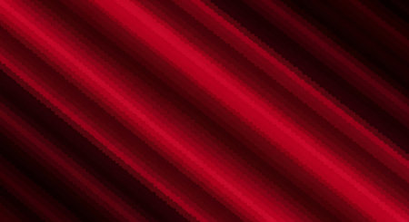 Diagonal stripes of varying red shades create a textured abstract background with a smooth gradient effect.の写真素材