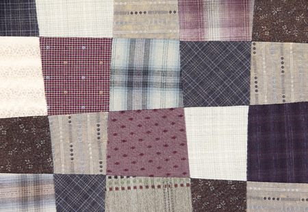 Patchwork Quilt  pattern free form rectangleの写真素材