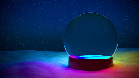 Snow Globe Christmas RGB light LED no tree