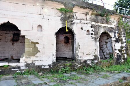 Building Design at River Amb Himachal Pradesh Indiaの写真素材