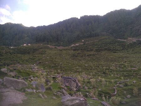 Bharmani Mata Hills in Indiaの写真素材