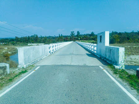 White Bridge in Forest of Hamirpur Place Name Himachal Pradesh Indiaの写真素材