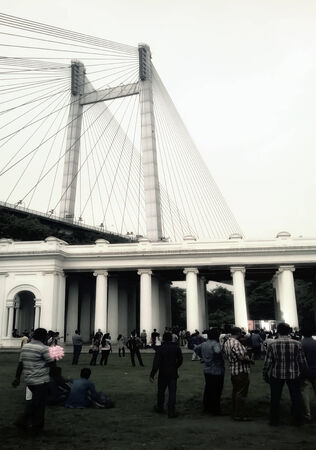 Entrance with bridgeのeditorial素材