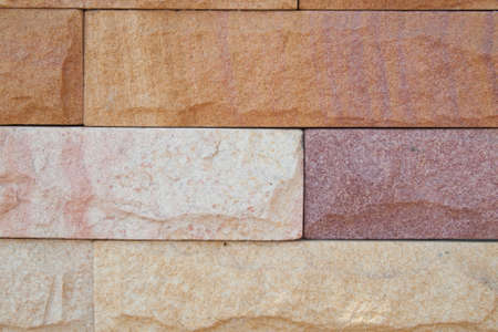 Close up of brick wall background textureの写真素材