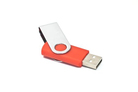 USB flash drive isolated on white