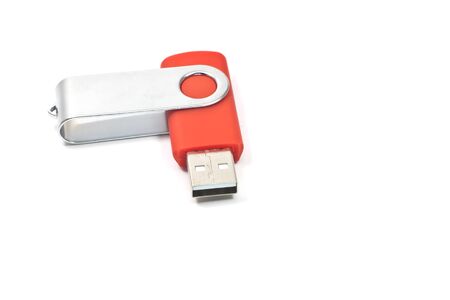 USB flash drive isolated on white