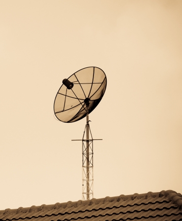satellite dishの写真素材