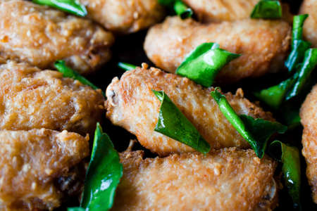 Chicken wings barbequeの写真素材