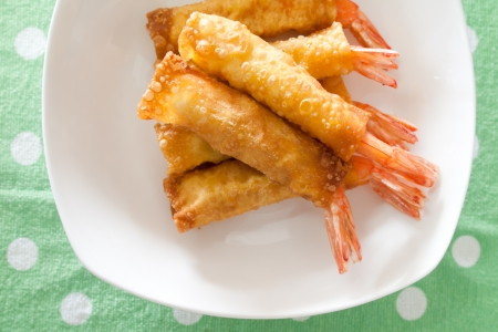 Shrimp deep friedの写真素材