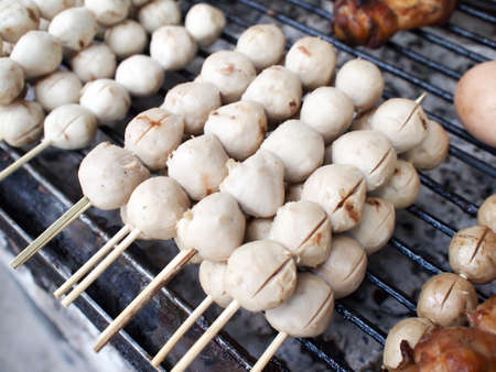 Grilled meat balls の写真素材