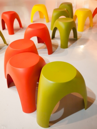 Colorful stoolの写真素材